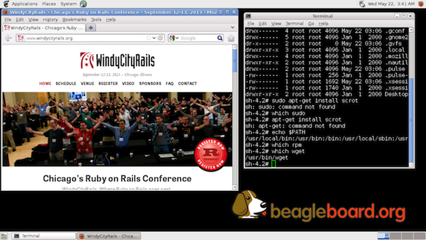 BeagleBone Black Firefox WindyCityRails BeagleBone Black Firefox WindyCityRails